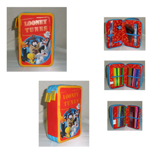 全球纺织网+三层文具包