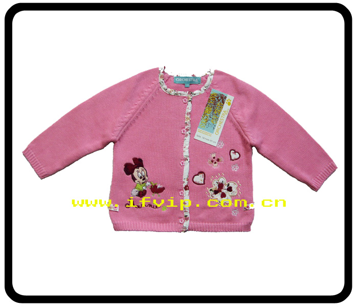 全球<em>纺织网</em> 绣花米奇<em>毛衣</em> 产品展示 儿童服饰批