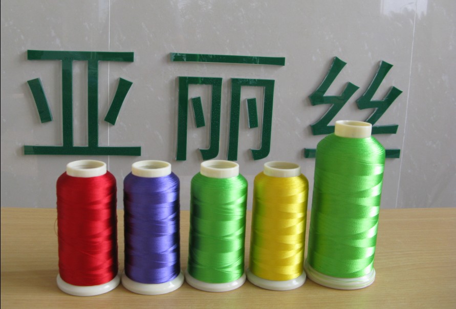 全球纺织网 人造丝绣花线 产品展示 杭州亚丽丝线业有限公司_全球纺织