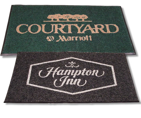 全球纺织网 定制户外防滑标识地垫