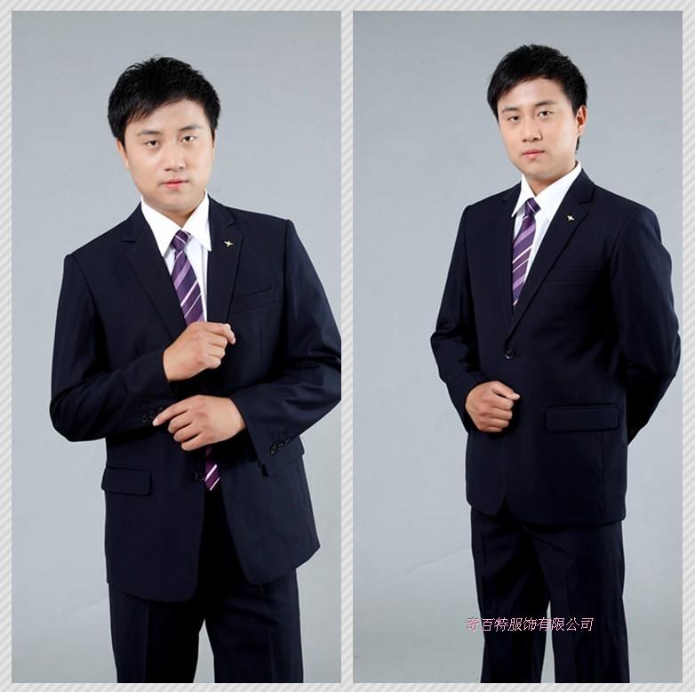 供应职业装 男士西服 经理工作服