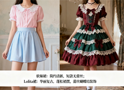 軟妹裙和lolita的區(qū)別