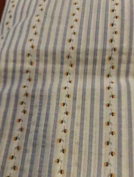 現(xiàn)貨清倉|TC 混紡印花泡泡條子布 外貿(mào)尾單甩貨