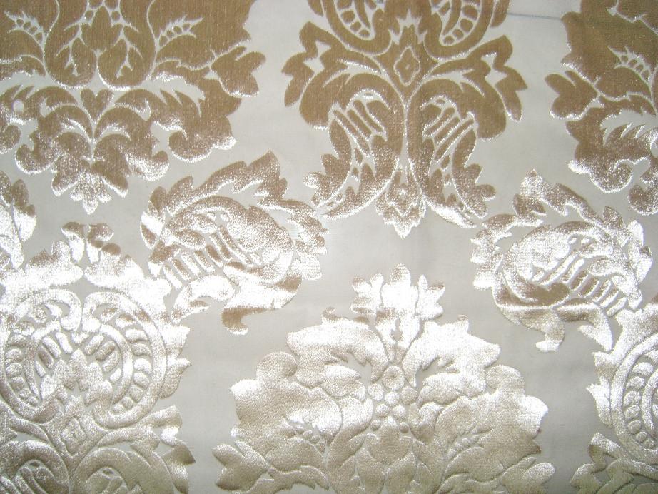 供应锦绒烂花面料